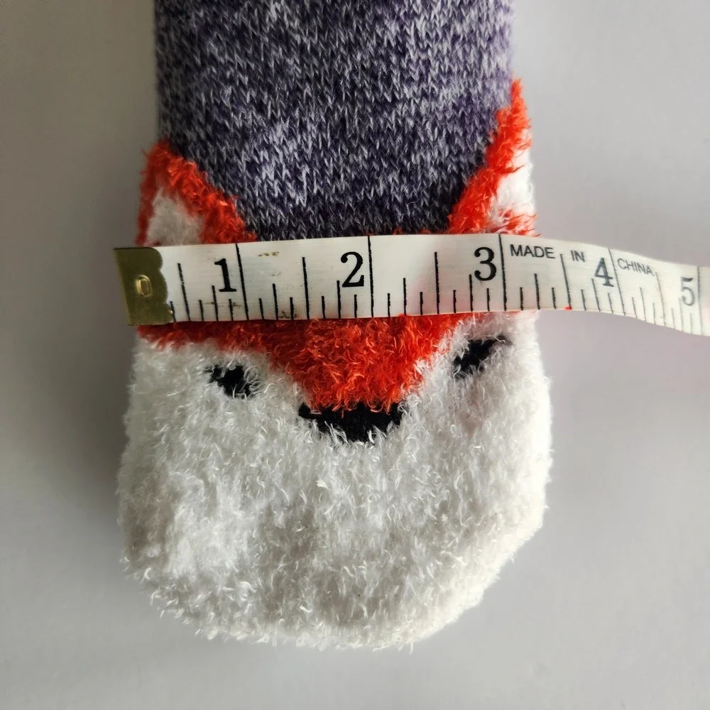 Northeast Outfitters Youth Cozy Cabin‎ Socks Fox Critter animal NEW
